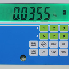 checkweighing scales level bubble